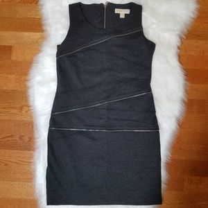 MICHAEL Michael Kors Gray Zipper Dress